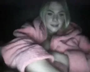 Sucking his member in POV