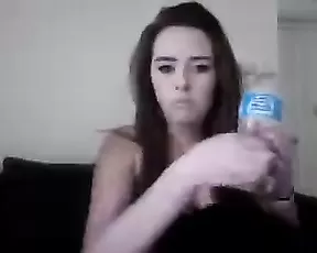 Raven haired and oiled up babe fucked
