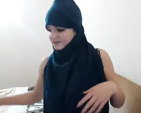 Hot slut is placing her hand on a dick