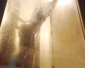 Betty and Emma shower fun