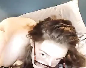 Amyrae blowjob and masturbation