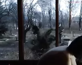 by the window 1