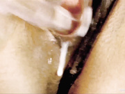 AnnaMolli beauty big tits tattoo milf sex bomb blonde fuck pussy glass dildo and cum webcam show