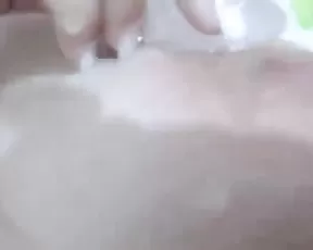 Blonde pushes in some sex toys