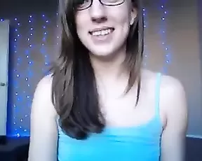 Busty chick parades her boobs