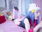 LANARAIN – DAWN FROM POKEMON GETS BRED BY ARCANINE