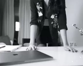 LunaXJames - Business Meeting w Sexy Asian Colleague