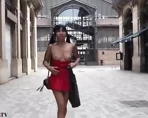 Littlesubgirl Asian Squirter Soaks Public Bench