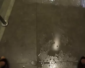 Littlesubgirl Asian Slut Squirt in Busy Public Toilet