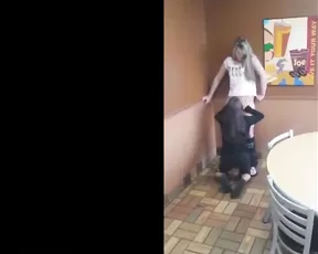 Whitney Wisconsin Burger King lick