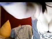 youg couple good smile play & facial gourmande part.7