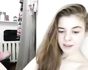 SEXY TEEN SUCKS COCK FOR FIRST TIME