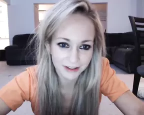 Riding a huge dildo in the bathroom