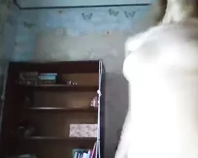 Busty bimbo is showing off