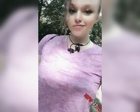 Sarah Calanthe outdoor flashing snapchat live porn cam