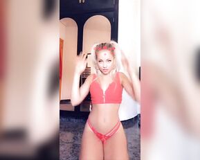 Paola Skye red bikini snapchat premium webcam sex