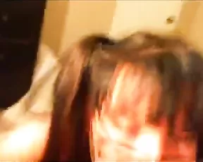 Skinny slut is shaking her body