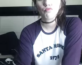 Teen is pulling a penis