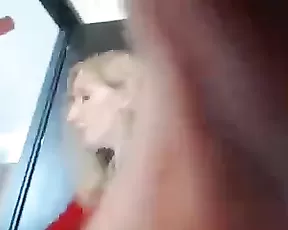 Hot blonde filled up with teen cock.