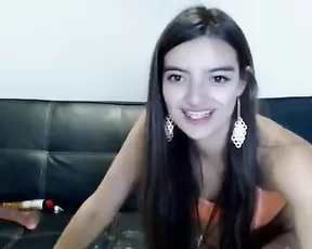 Horny wife gives lovely bedroom blowjob