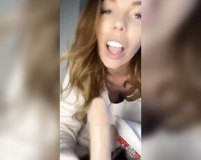 MelRose riding a toy snapchat premium live porn