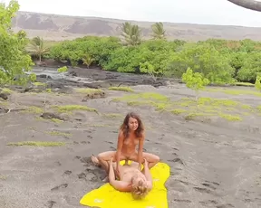 EllaDonna elladonna69 sucking and fuckin the beach boygirl public onlyfans sex chat