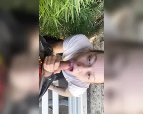 naomiswann sneaky blowjob at the park today - sex live
