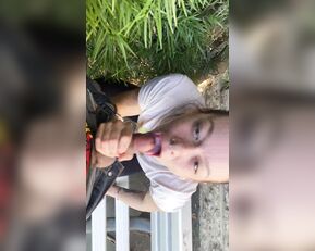 naomiswann sneaky blowjob at the park today - sex live