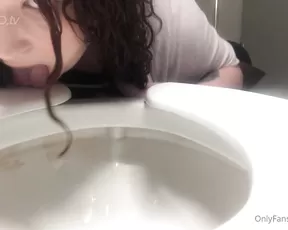 piggysub this piggy misses cleaning public toilets live porn