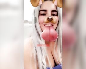 SexyLittleFoxxx red g-strings tease snapchat premium Live Porn