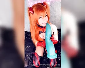 Belle Delphine - Nude Asuka Langley Masturbating