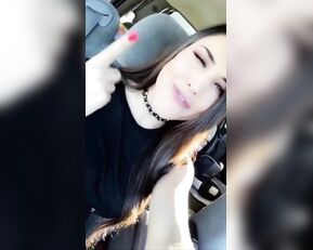 Reiney James pussy fingering in car snapchat premium porn videos