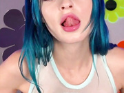 Jewelz Blu spitting and playing with her cute tits onlyfans porn videos