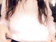 Just Violet boobs flashing during cooking snapchat premium porn videos