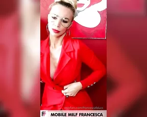 Francesca Felucci francescafelucc big thank you to alberto - from mobile milf chat show liveporn