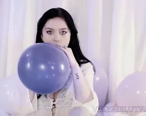 valyrielutka valryie giant balloon inflation looner show liveporn video