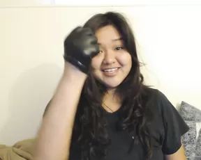 deesdeepthroat trying on new gloves 2 show premium liveporn livesex