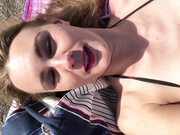 iviroses public beach style squirt on dildo show liveporn video