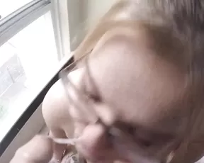 dirtykristy pigtails n glasses blowjob and facial cumshots eye show free manyvids liveporn video