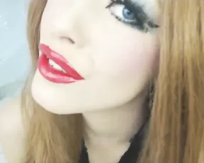 pollyrocket_x lipstick fetish show porno video