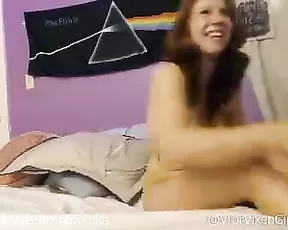 So obedient pretty blonde wife follow husband order to make a blowjob video