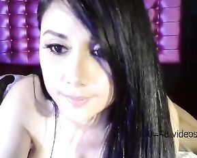 So pretty brunette young woman make a hot webcam stripping fun,enjoy