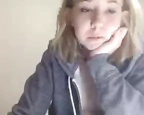 Petite babe is taking a shower