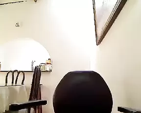 Riding a boner on the sofa