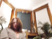 Gorgeous blonde gagging deep