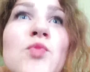 Blonde teen is on top of a dude
