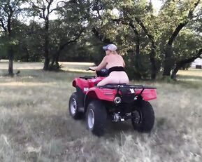 MilfBecca riding an atv naked amp playing with pussy show premium liveporn livesex