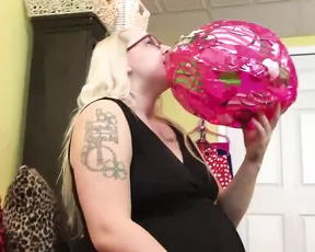 BuddahsPlayground beach ball inflate and deflate show premium liveporn livesex