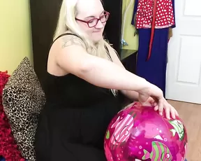BuddahsPlayground beach ball inflate and deflate show premium liveporn livesex