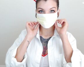 Stella_Von_Savage sick nurse gives blowjob in latex gloves show premium liveporn livesex
